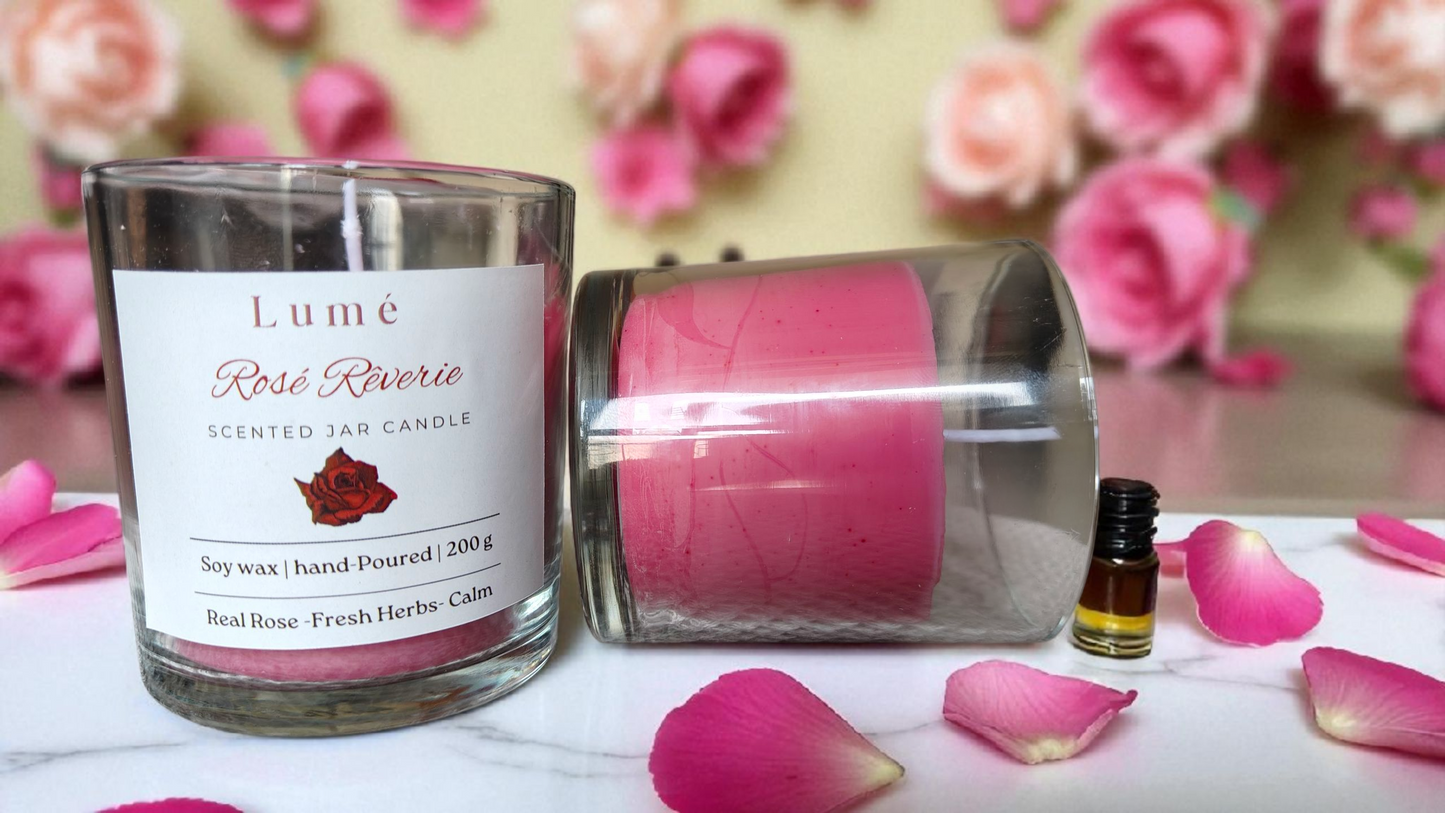 Rosé Rêverie – Scented Jar Candle