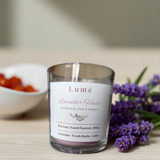 Lavender Haze – Scented  Jar Candle