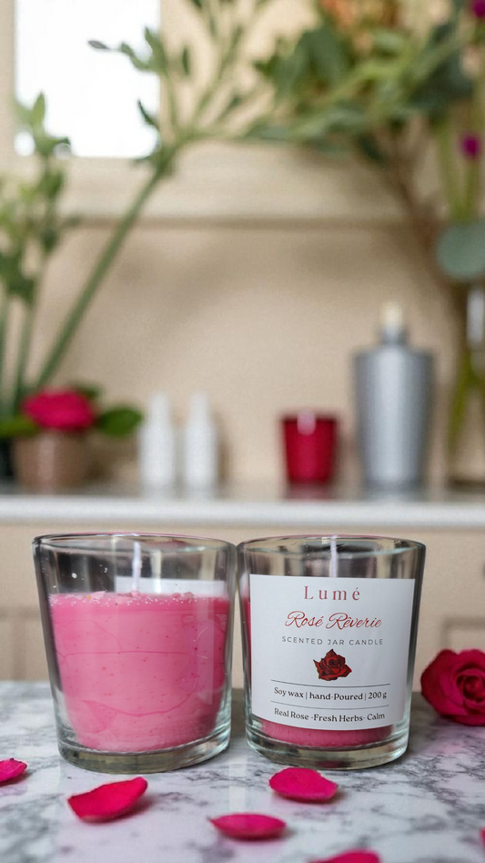 Rosé Rêverie – Scented Jar Candle